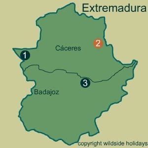Extremadura has two Natural Parks and one National Park