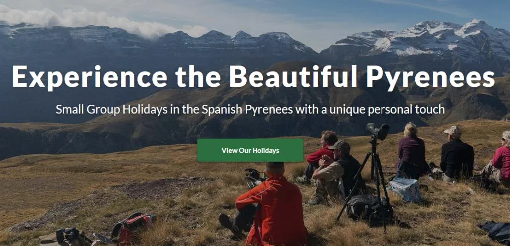 Aragón Active Holidays provide small group special interest & activity holidays with local, qualified mountain and wildlife guides