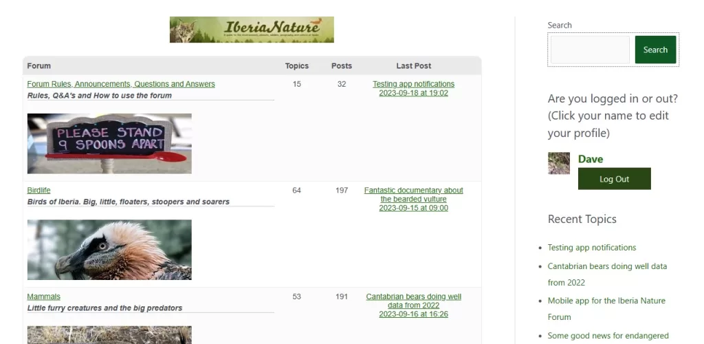 Join the Iberia Nature Forum: Where Nature, Culture, and Community Thrive