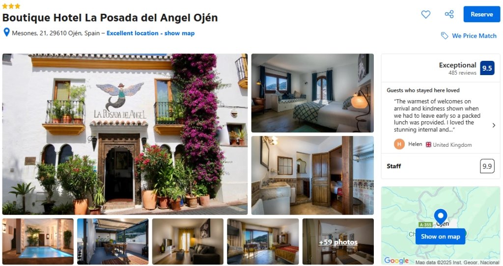 Posada del Angel in Ojén