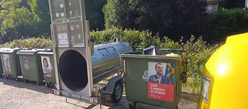 A bear trap in Asturias, Spain