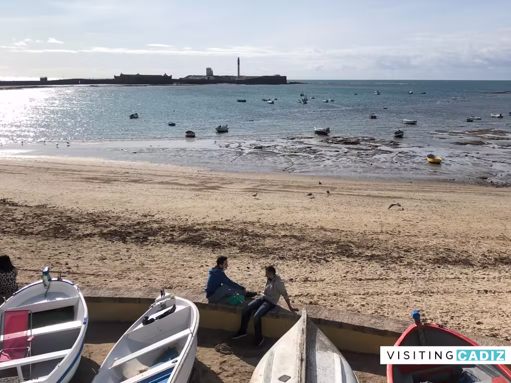 Caleta beach in Cádiz